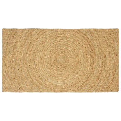 Vloerkleed Bruin Jute 60 x 110 cm Naturel