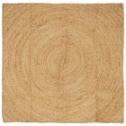 Rugs Square Brown 120 x 120 cm Jute