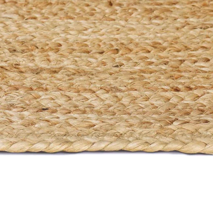 Vloerkleed Bruin Jute 160 x 230 cm Naturel