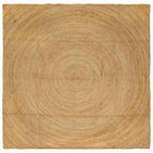 Vloerkleed jute 240x240 cm bruin