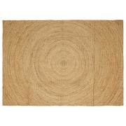 Vloerkleed jute 240 x 340 cm naturel