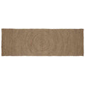 Vloerkleden Rechthoekig Grijs 80 x 250 cm Jute