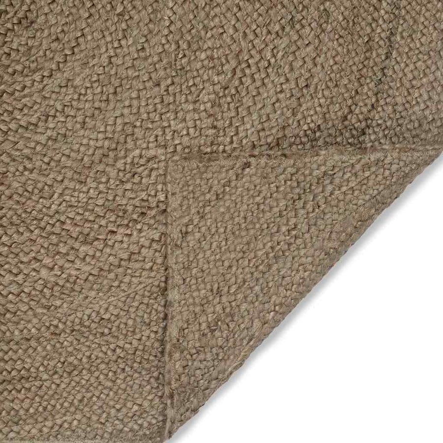Vloerkleed Jute 200 x 200 cm Grijs