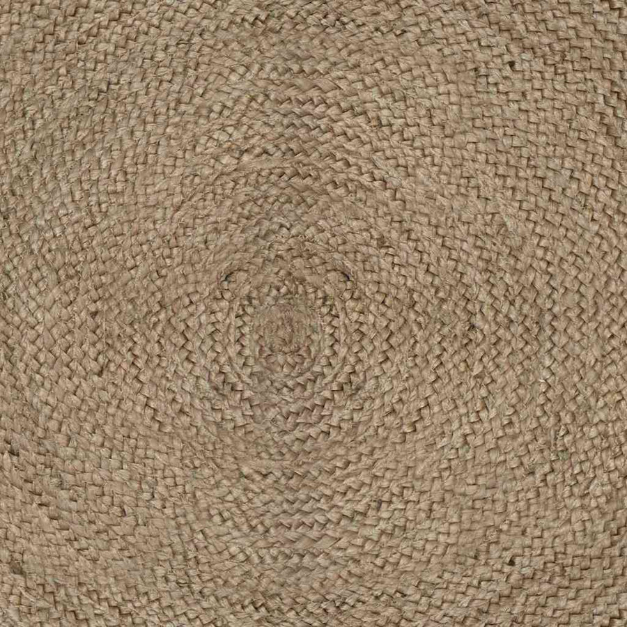 Vloerkleed Jute 200 x 200 cm Grijs