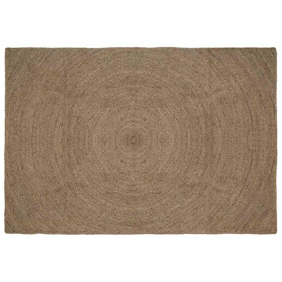 Vloerkleed Jute 200 x 290 cm Grijs