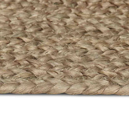 Vloerkleed Jute 240 x 340 cm Grijs