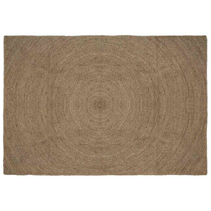 Vloerkleed Jute 240 x 340 cm Grijs