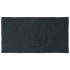 Vloerkleed jute 80x150 cm donkergrijs