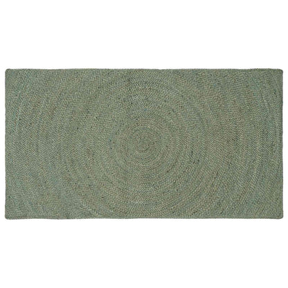 Vloerkleden Olijfgroen 80 x 150 cm Jute
