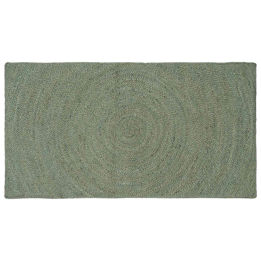 Vloerkleden Olijfgroen 80 x 150 cm Jute