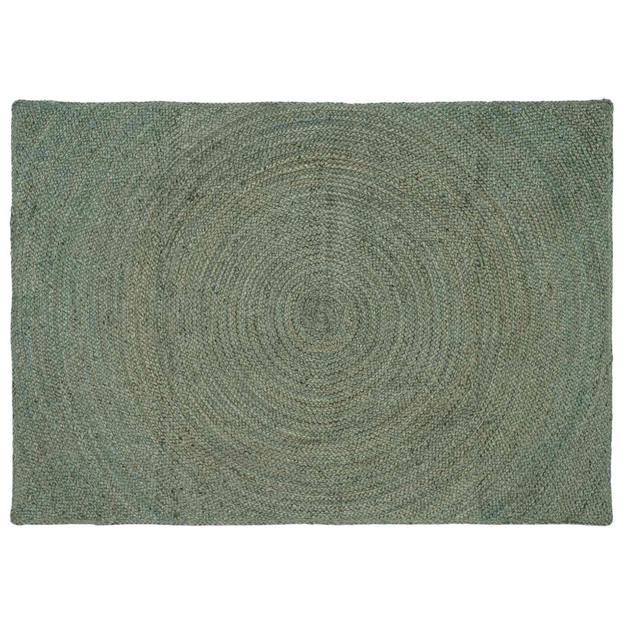 Vloerkleden Olijfgroen 120 x 170 cm Jute