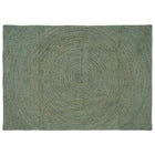 Olive Green Rugs 140 x 200 cm Jute