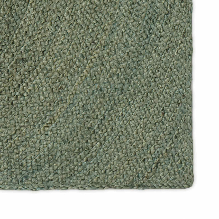 Vloerkleden Olijfgroen 160 x 160 cm Jute