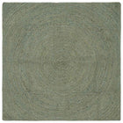 Olive Green Rugs 160 x 160 cm Jute