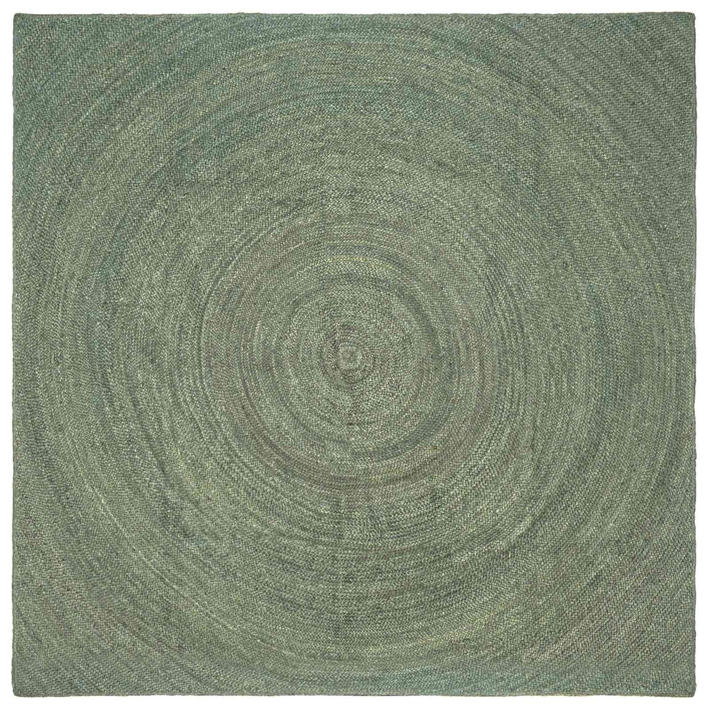 Vloerkleden Olijfgroen 240 x 240 cm Jute