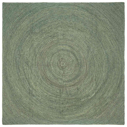 Vloerkleden Olijfgroen 300 x 300 cm Jute
