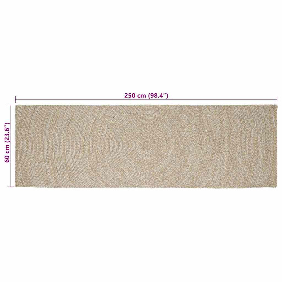 Vloerkleed Jute 60 x 250 cm
