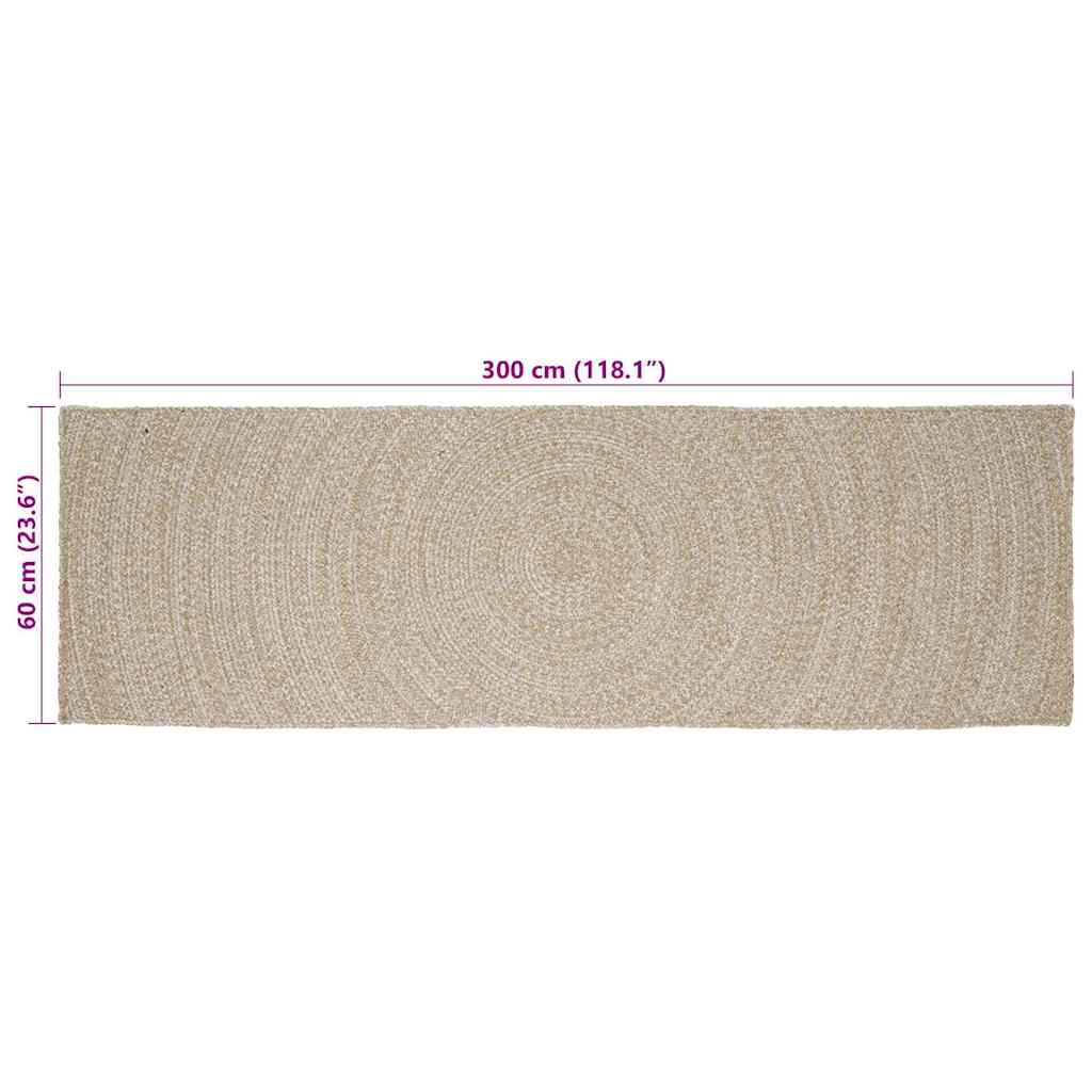 Vloerkleed Jute 60 x 300 cm