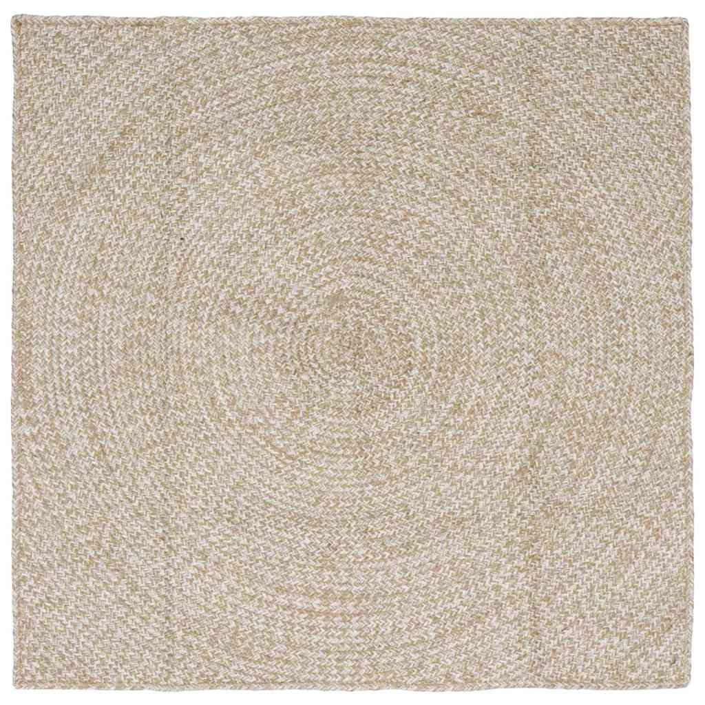 Vloerkleed Jute 120 x 120 cm