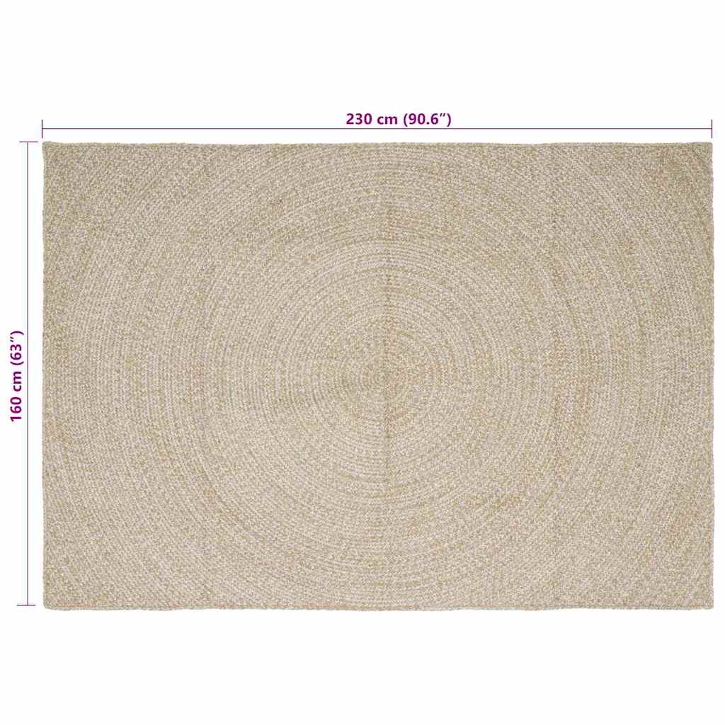 Vloerkleed Jute 160 x 230 cm