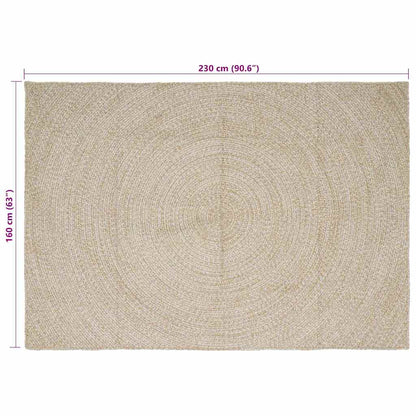 Vloerkleed Jute 160 x 230 cm
