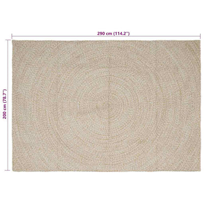 Vloerkleed Jute 200 x 290 cm