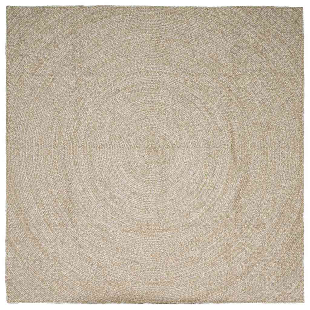 Vloerkleed Jute 240 x 240 cm