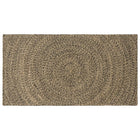 Rugs Natural and Black 60 x 110 cm Jute