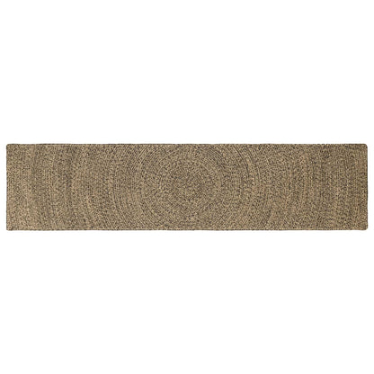 Vloerkleden Naturel en Zwart 60 x 300 cm Jute