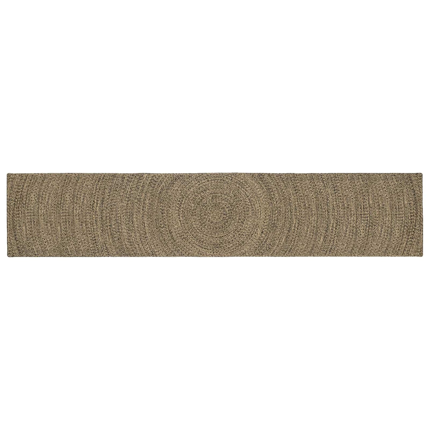 Vloerkleden Naturel en Zwart 60 x 400 cm Jute