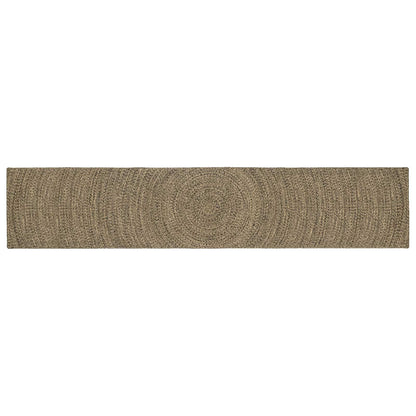 Vloerkleden Naturel en Zwart 60 x 400 cm Jute