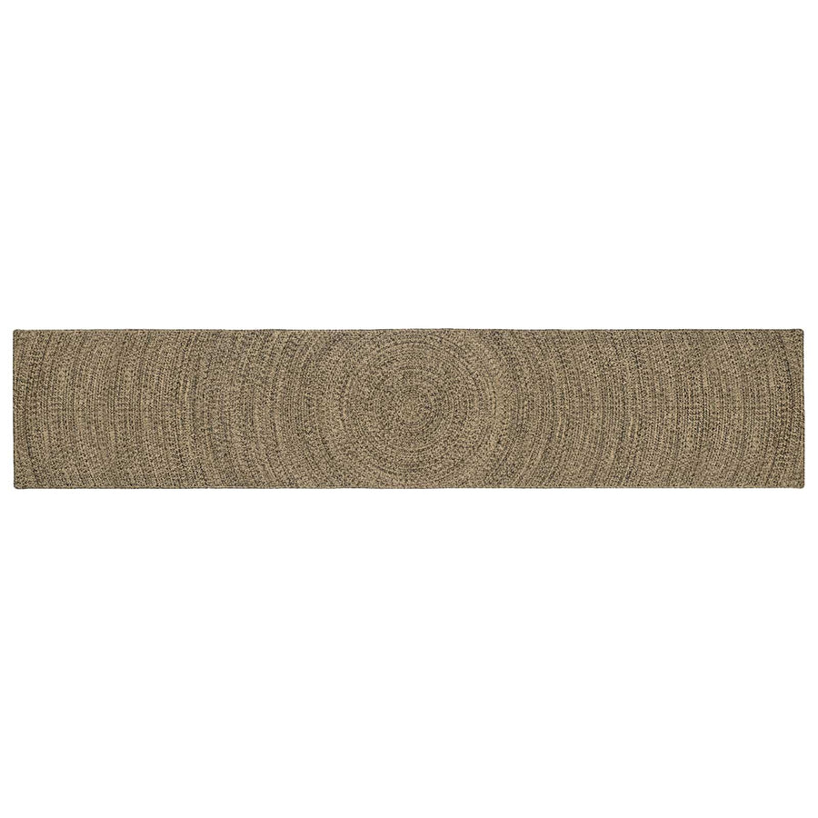 Vloerkleden Naturel en Zwart 60 x 400 cm Jute