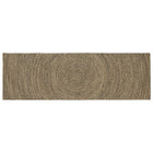 Rugs Natural and Black 80 x 200 cm Jute