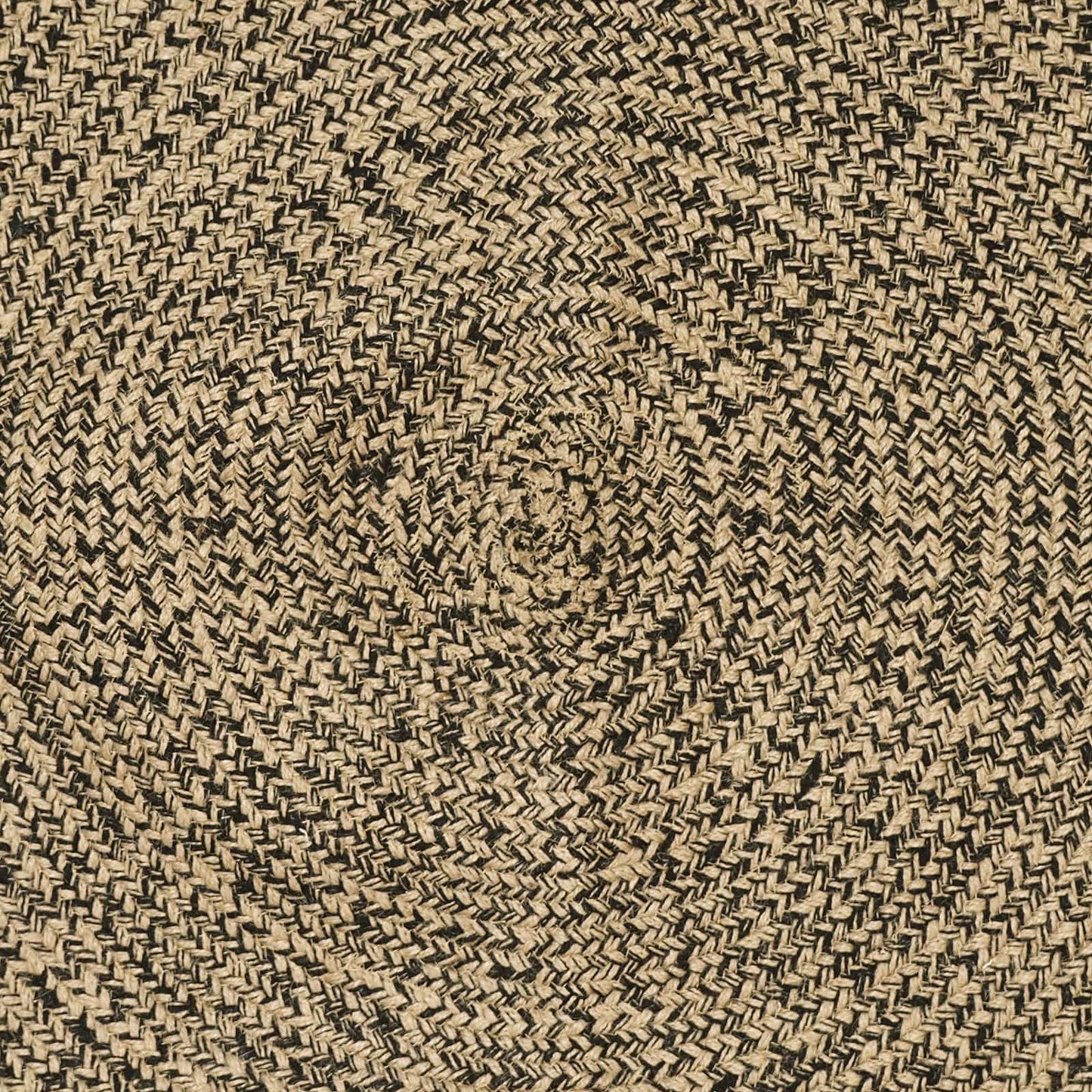 Vloerkleden Naturel en Zwart 80 x 300 cm Jute