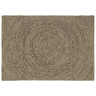 Rugs Natural and Black 140 x 200 cm Jute