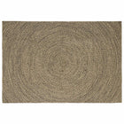 Rugs Natural and Black 200 x 290 cm Jute