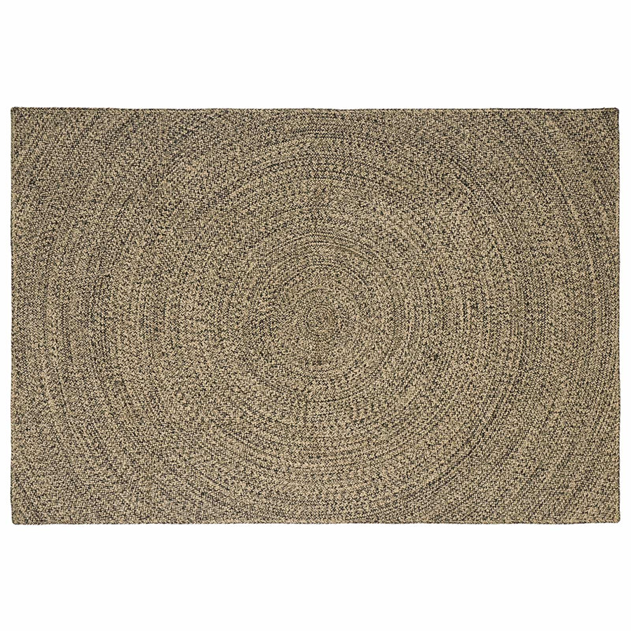 Vloerkleden Naturel en Zwart 200 x 290 cm Jute