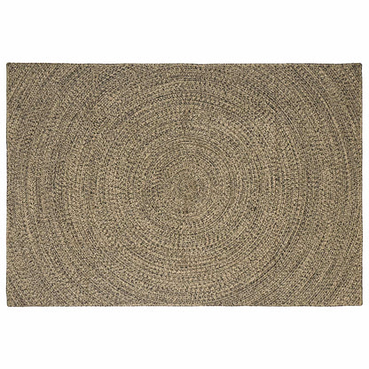 Vloerkleden Naturel en Zwart 240 x 340 cm Jute