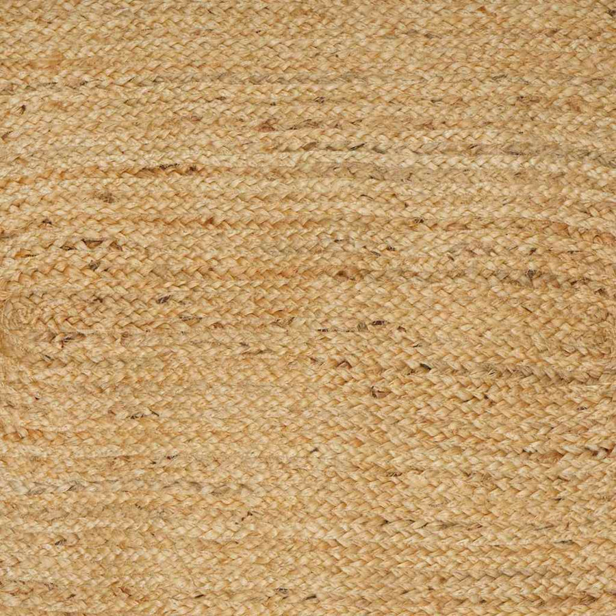 Vloerkleed Natuurlijk En Zwart 300 X 300 Cm Jute 152 x 245 cm Naturel