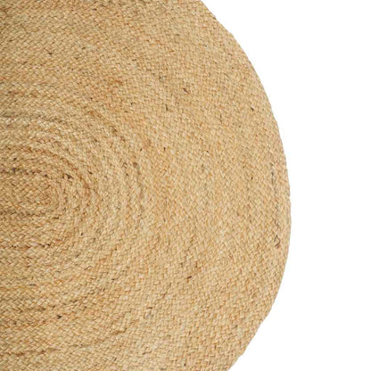 Vloerkleed Natuurlijk En Zwart 300 X 300 Cm Jute 205 x 305 cm Naturel