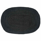 Vloerkleed jute 122x183 cm zwart