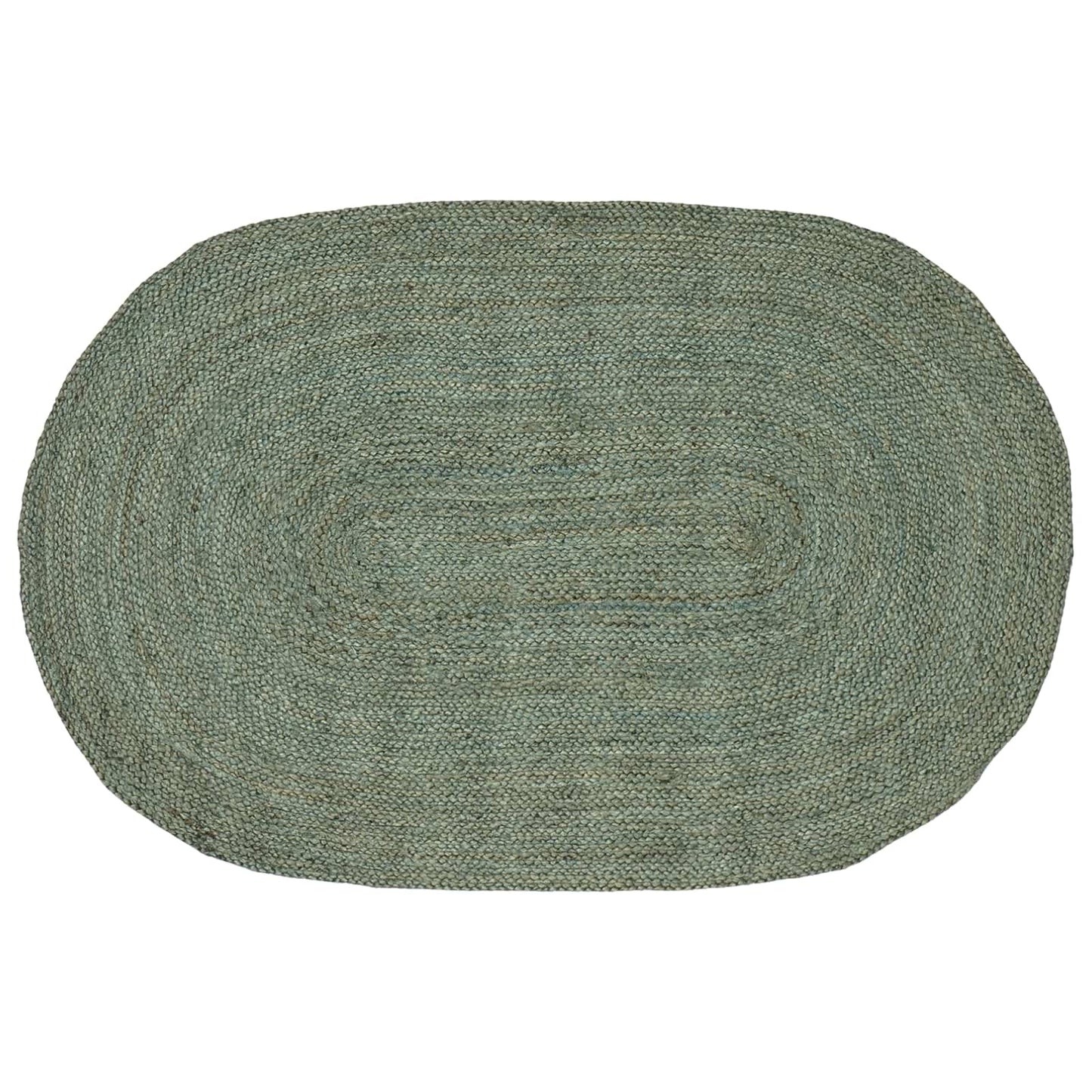 Vloerkleden Olijfgroen 100 x 152 cm Jute