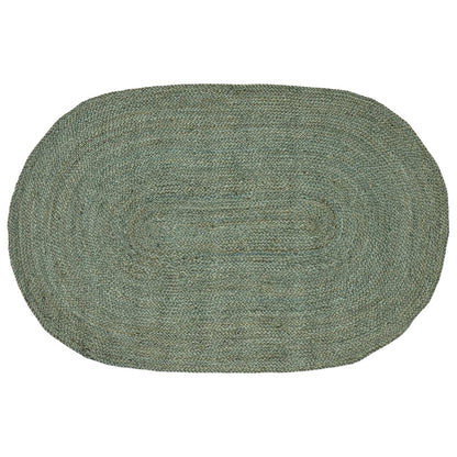 Vloerkleden Olijfgroen 122 x 183 cm Jute