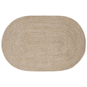 Vloerkleed jute 122x183 cm wit