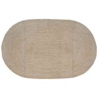 Rugs White 152 x 245 cm Jute