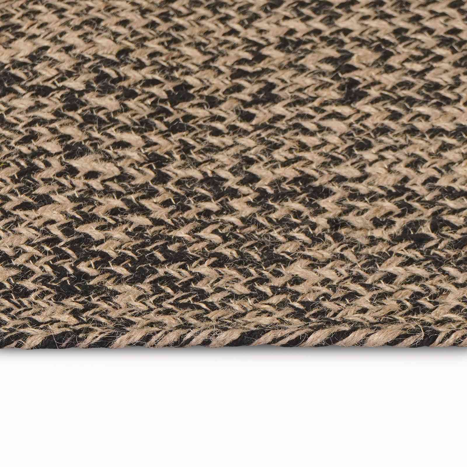 Vloerkleden Zwart 100 x 152 cm Jute
