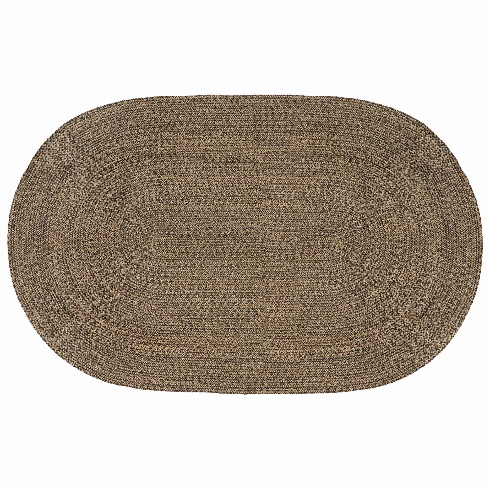Vloerkleden Zwart 152 x 245 cm Jute