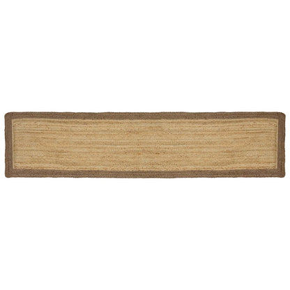 Vloerkleden Rechthoekig Natuurlijk en Grijs 60 x 200 cm Jute