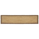 Vloerkleed jute 60x250 cm natuurlijk grijs
