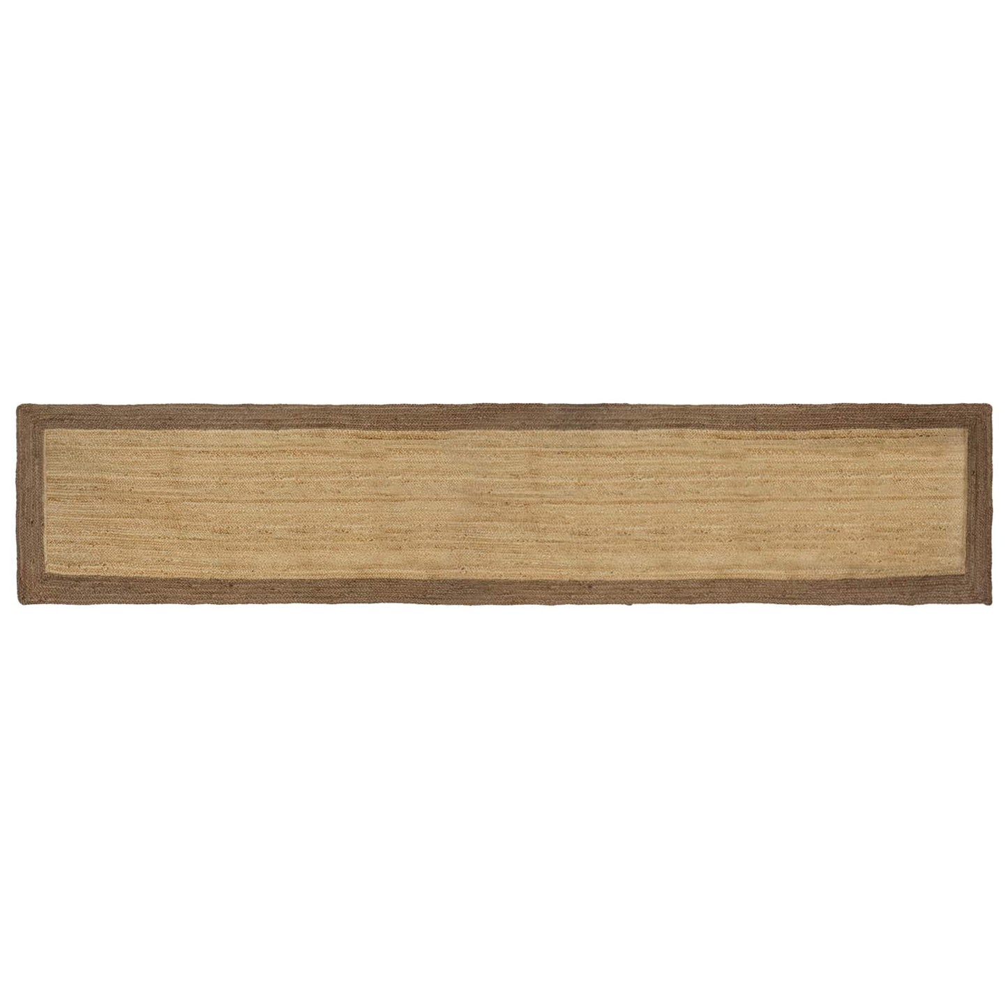 Vloerkleden Rechthoekig Natuurlijk en Grijs 80 x 400 cm Jute
